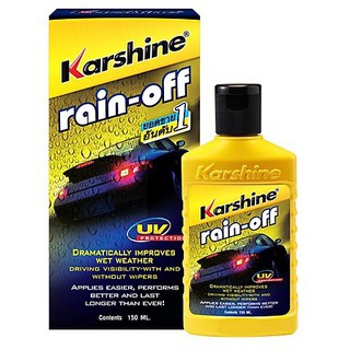 Dung Dịch chống bám nước kính xe hơi - Chất Phủ Nano kính ô tô - Karshine Rain- off 150ml