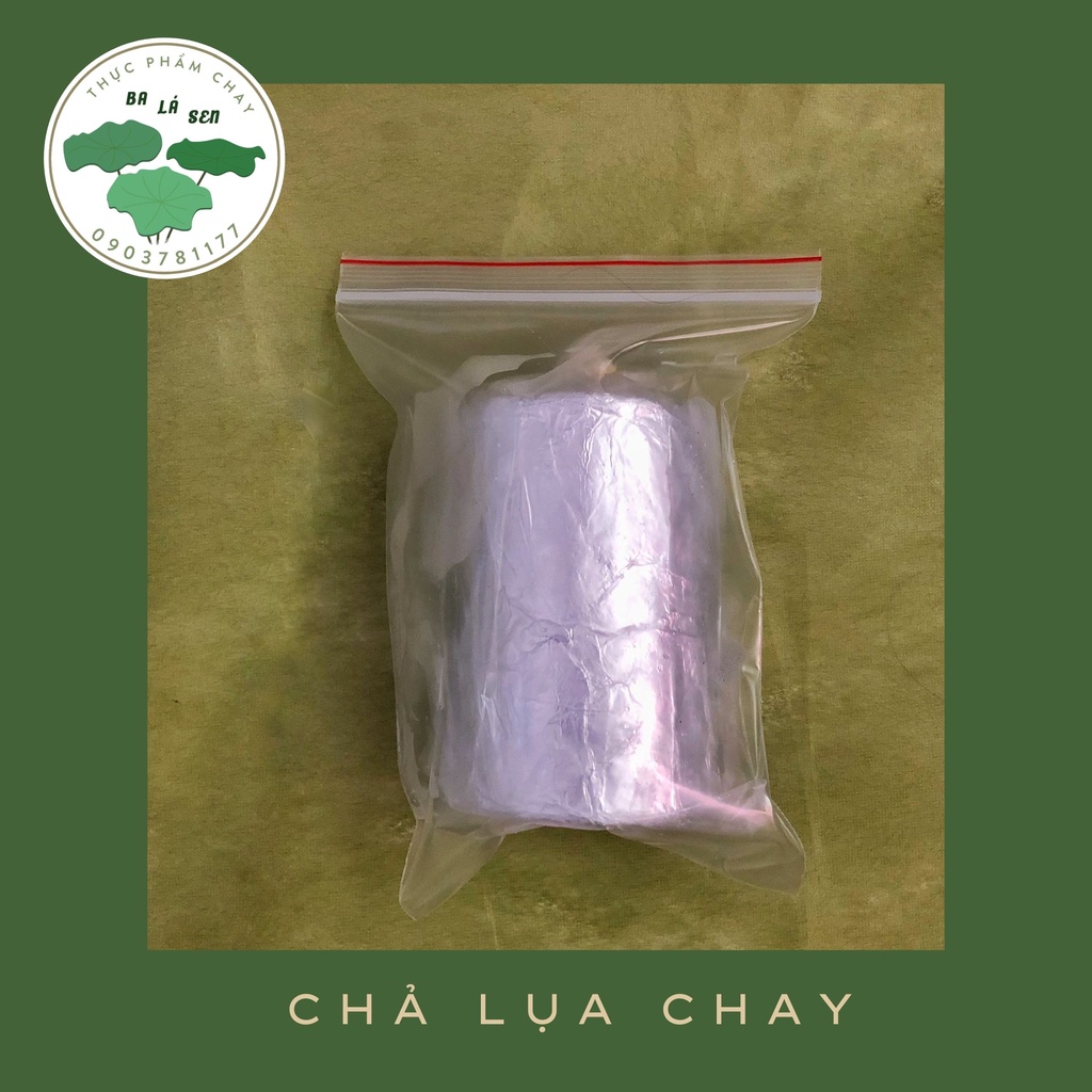 Chả lụa chay Ba Lá Sen cao cấp, bảo quản lâu đóng gói 500g