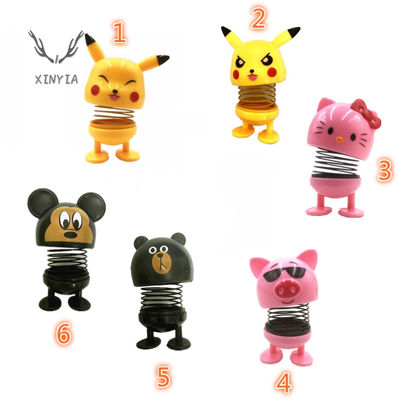 Búp bê lò xo hình pikachu xinh xắn dành cho xe hơi