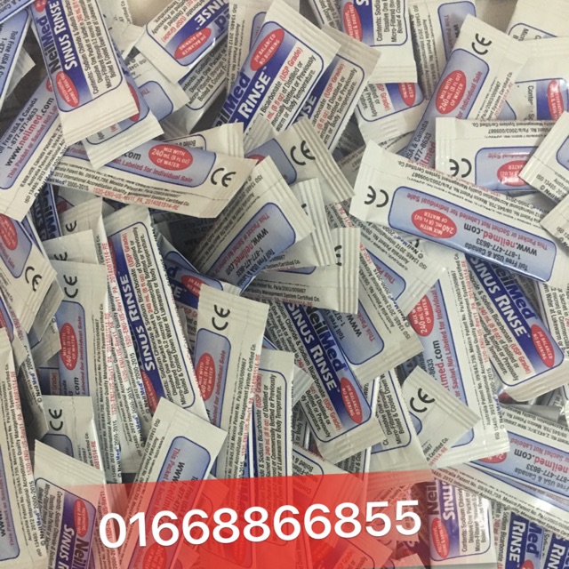 Combo 50 muối rửa mũi Neil Med