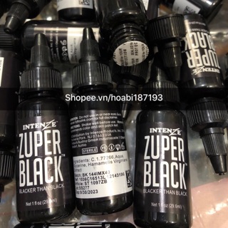 Mực xăm bình dân Zuper black 30ml