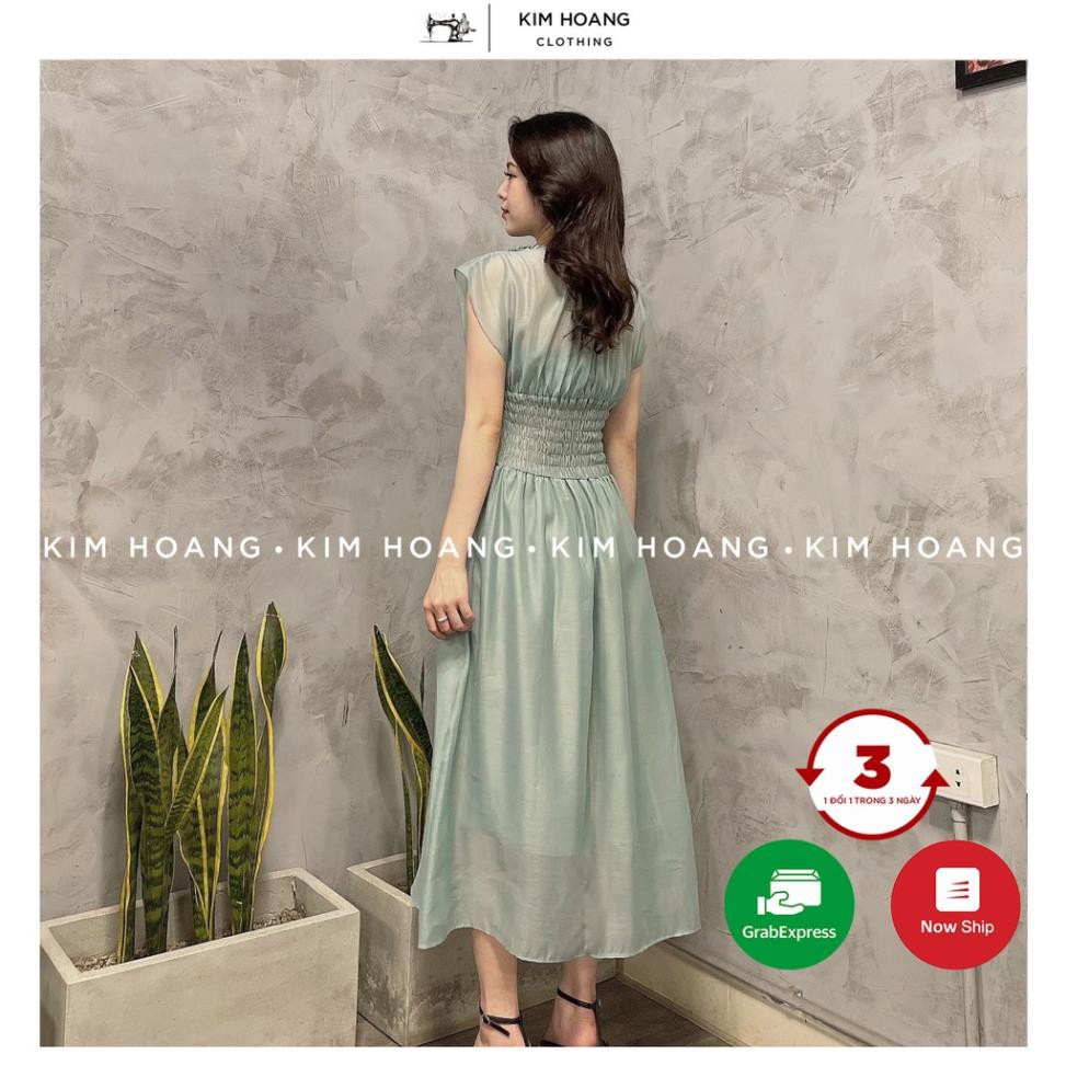 Váy đầm dự tiệc sang trọng thiết kế cao cấp tơ óng chiết eo body sexy | BigBuy360 - bigbuy360.vn