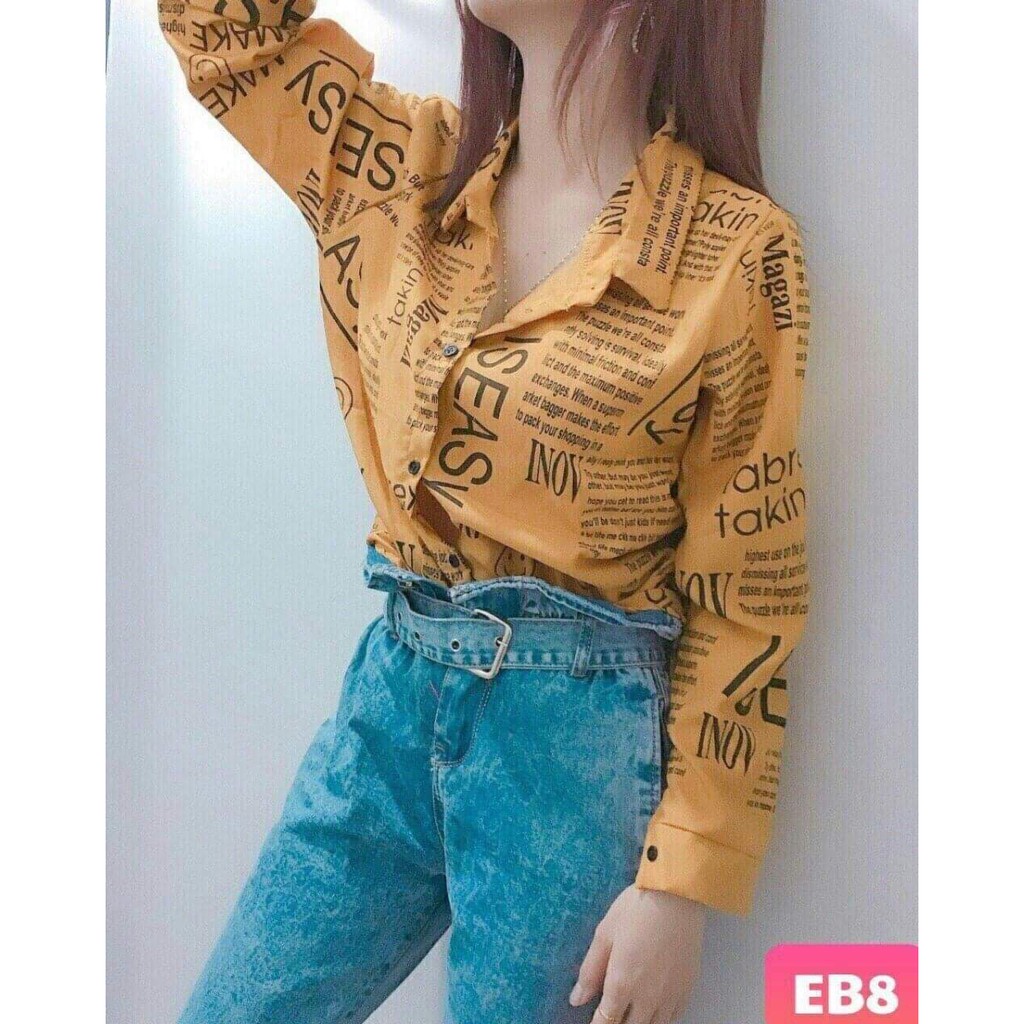 Áo Sơ Mi Tay Dài Thun Lụa Siêu Dễ Thương Sang Chảnh | BigBuy360 - bigbuy360.vn