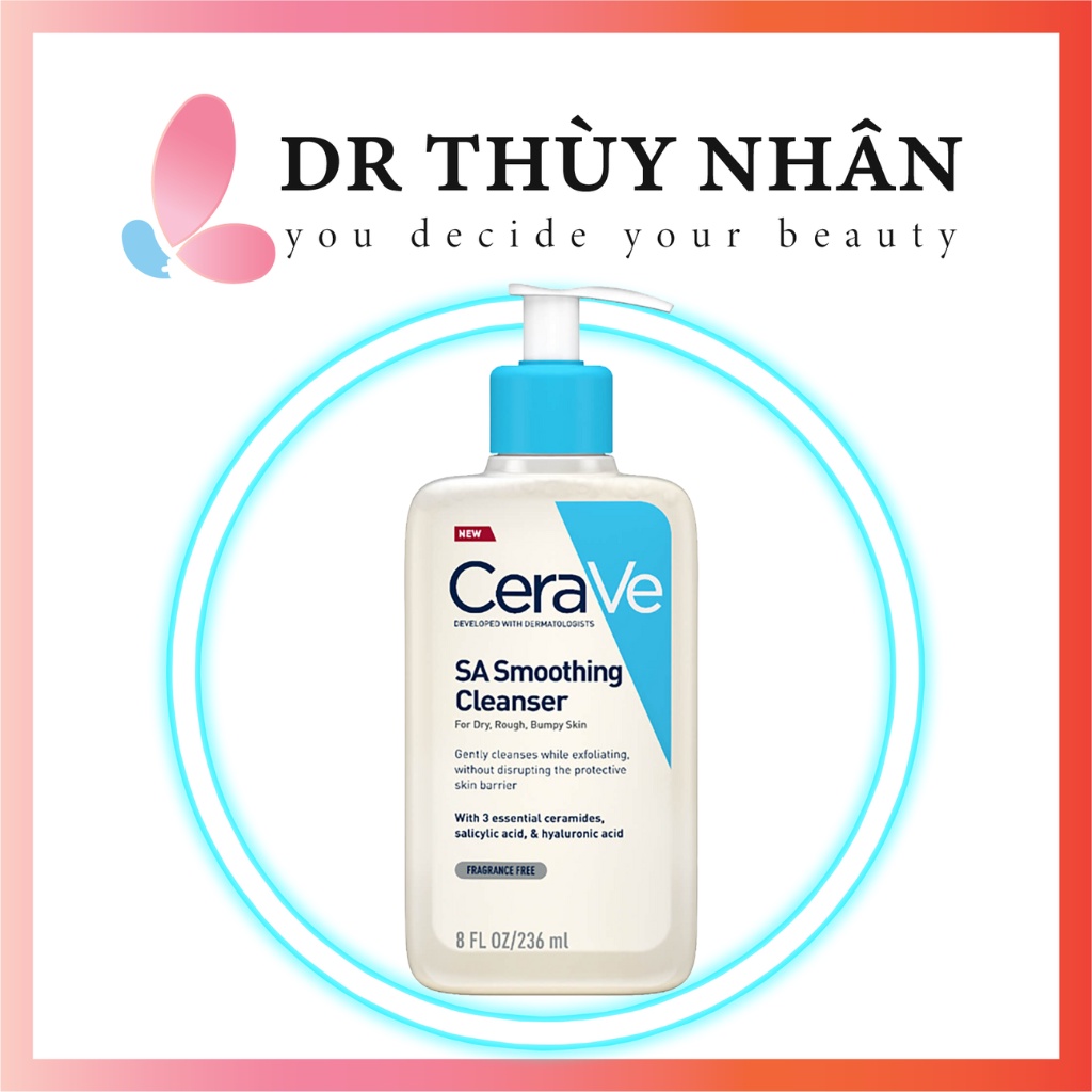 Sữa rửa mặt CeraVe dành cho da nhạy cảm SA Cleanser 237ml
