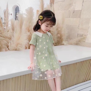 Vải lưới hoa cúc