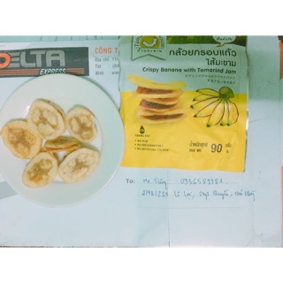 Chuối kẹp me Thái Lan 90gr