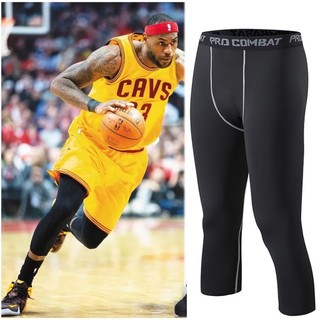 [Mã FASHIONT4MA giảm 10K đơn 50K] Quần Legging giữ nhiệt nam lửng 3/4 Pro Combat