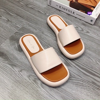 Dép đế bọc quai ngang phối 2cm