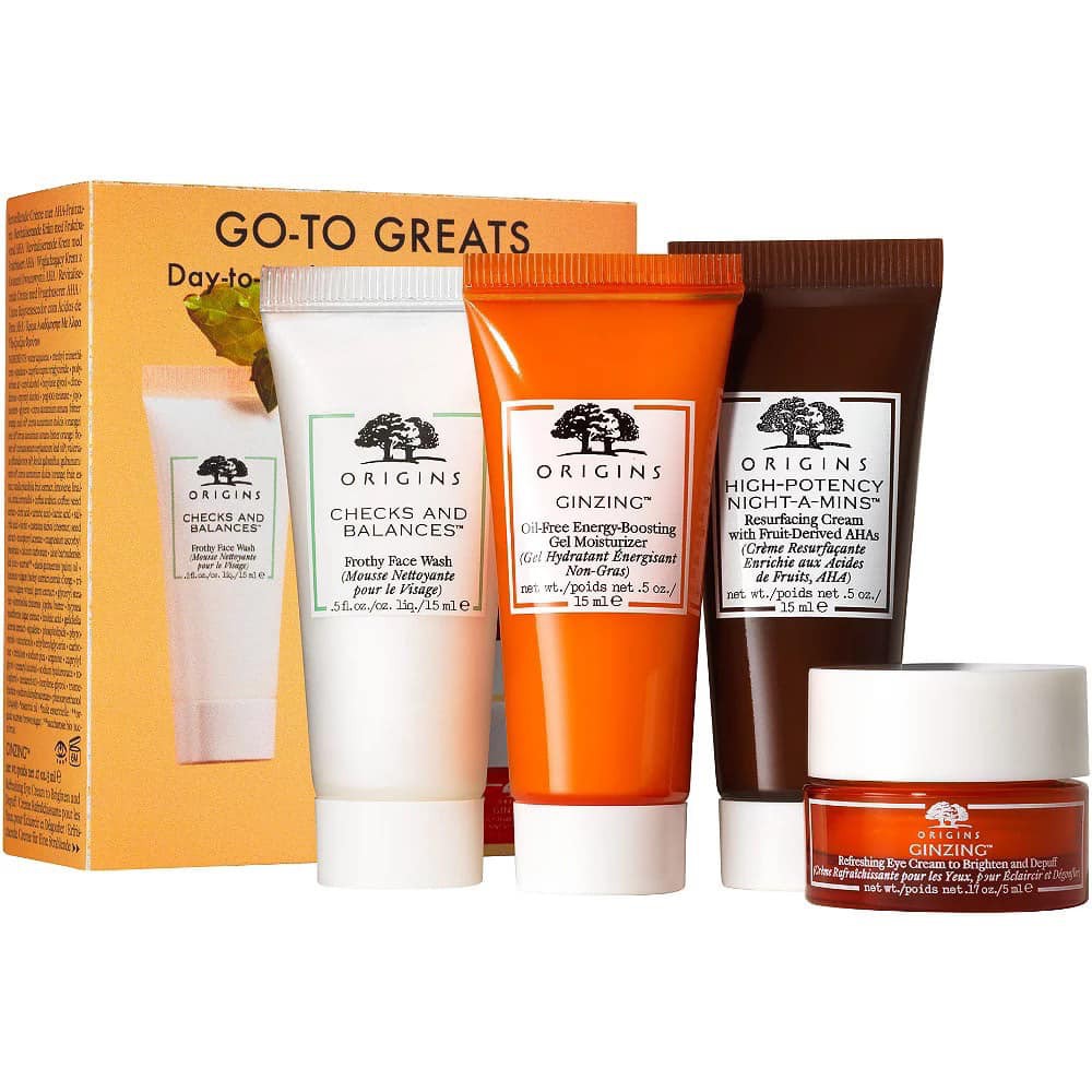 Set chăm sóc da ORIGINS Go To Greats Day-to-Night Skincare Essentials