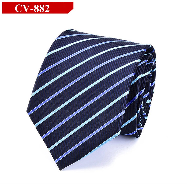 Cà vạt Nam bản to 8cm phong cách lịch sự, chững chạc phù hợp công sở, chú rể, dự tiệc CV-882