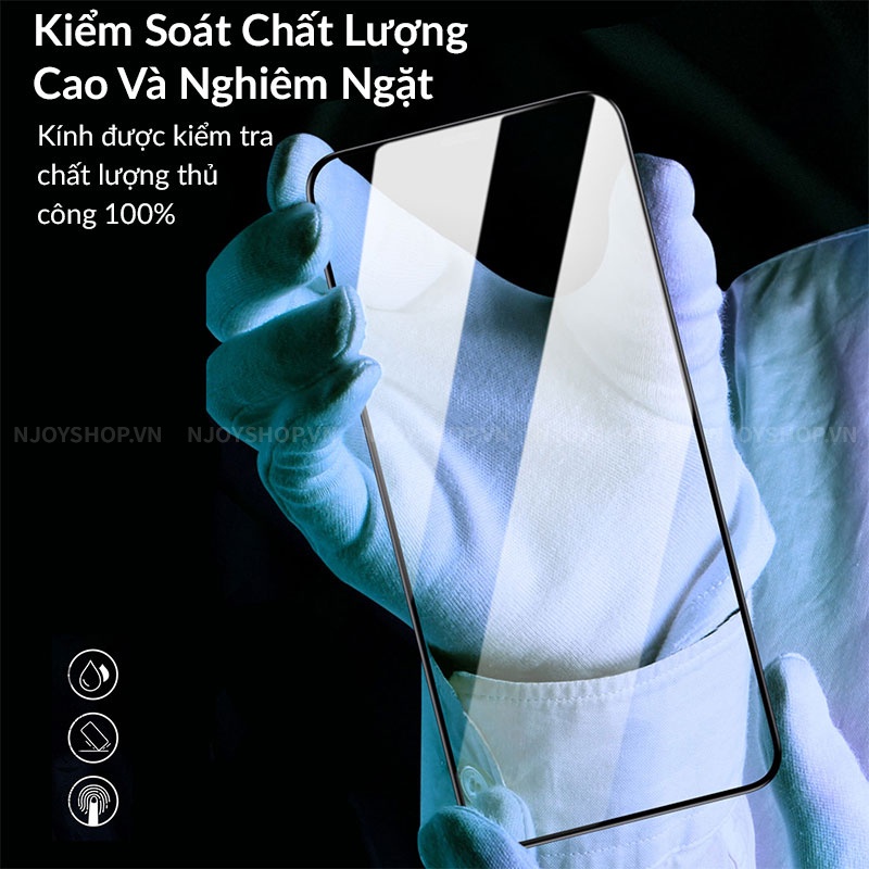 Kính Cường Lực Full Màn Mẫu Mới Nhất WK 3D KINGKONG WK iP 7 8 X XR XS 11 12 13 14 Pro Max - Minh An Saigon