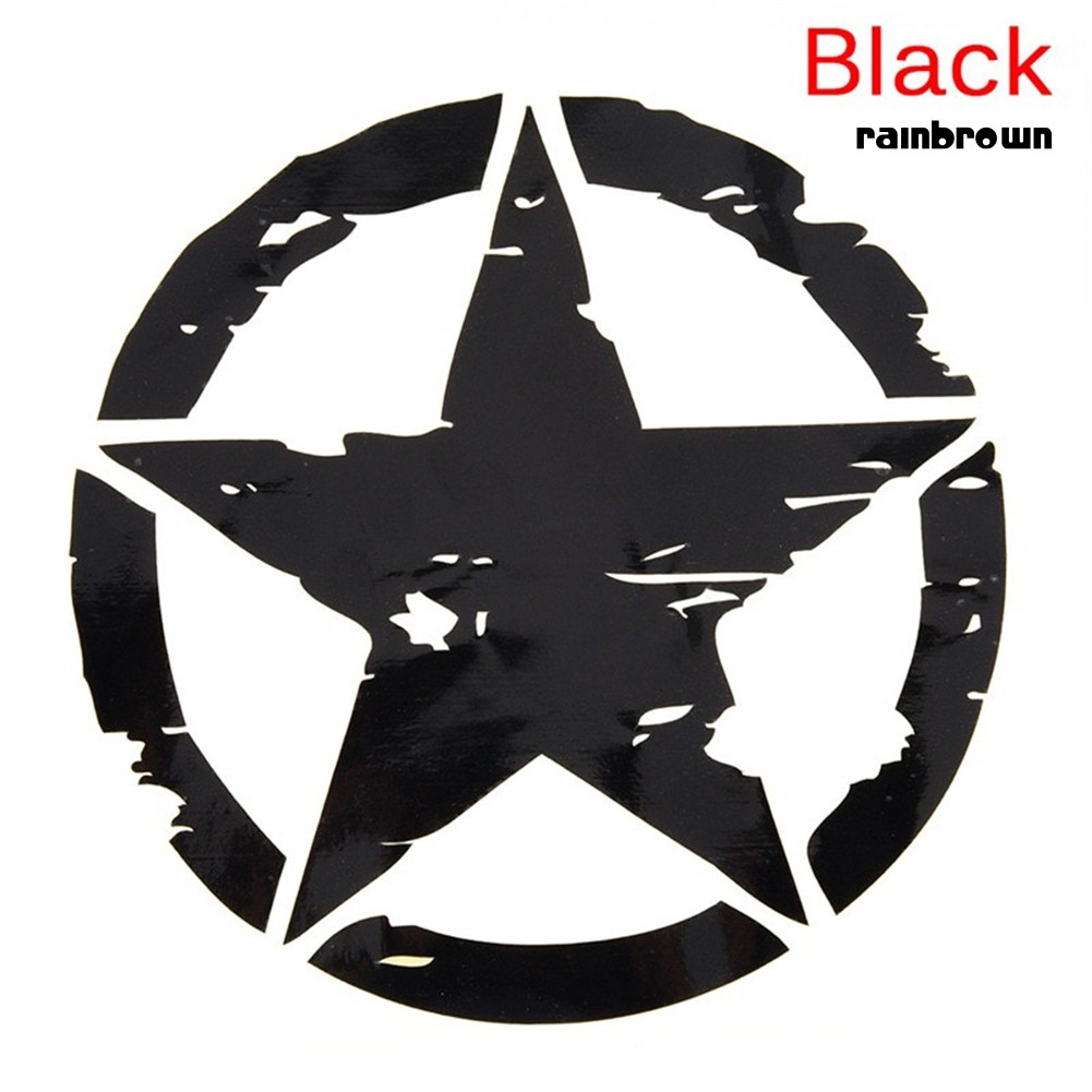 Miếng Dán Trang Trí Xe Hơi / Mô Tô Hình Ngôi Sao Chống Thấm Nước