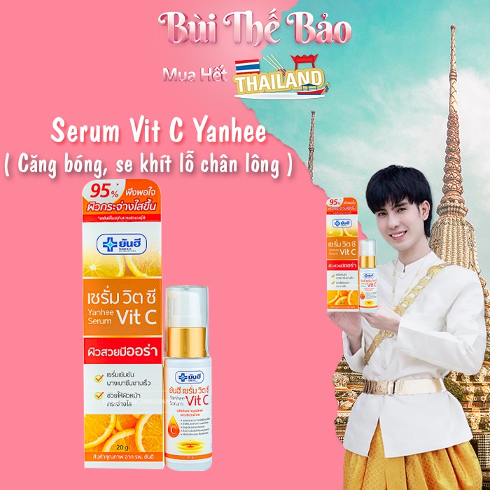 Serum Vit C Yanhee Thái Lan 🇹🇭 Căng Bóng, Chống Mụn, Thâm