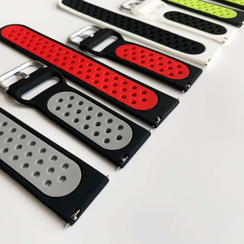 Dây đeo đồng hồ silicon thoáng khí thay thế cho Amazfit T-Rex Pro