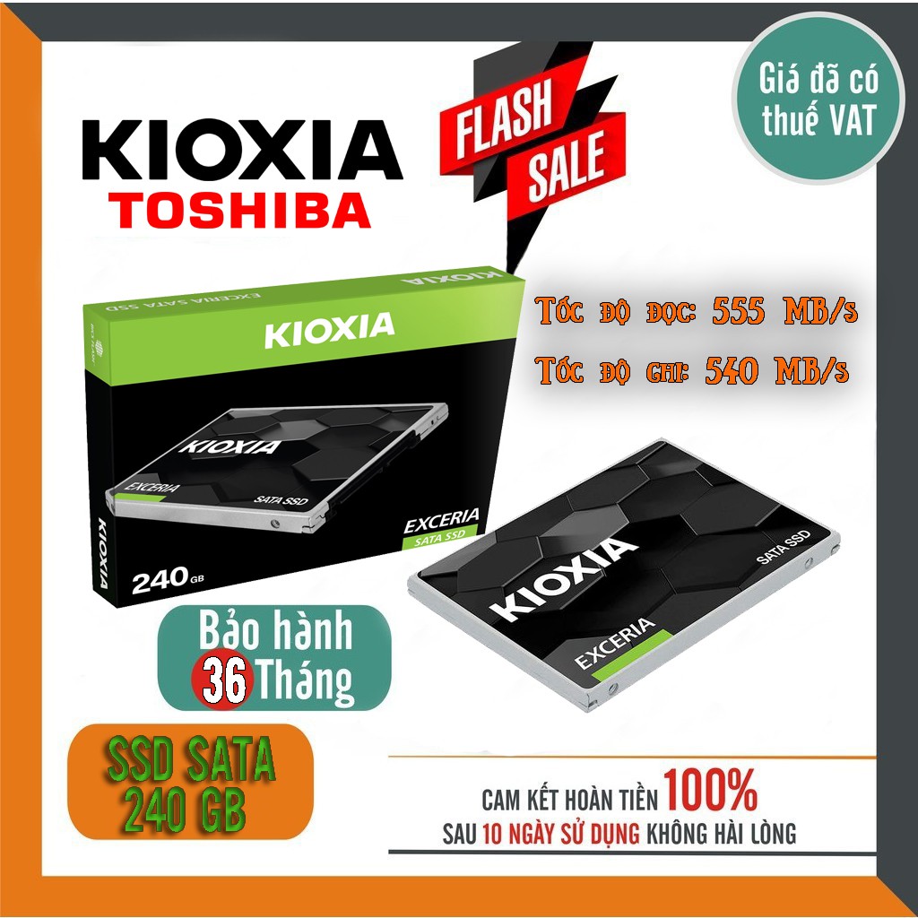 Ổ cứng Hard Drive SSD Kioxia EXCERIA 240GB SATA3 2.5 inch LTC10Z240GG8