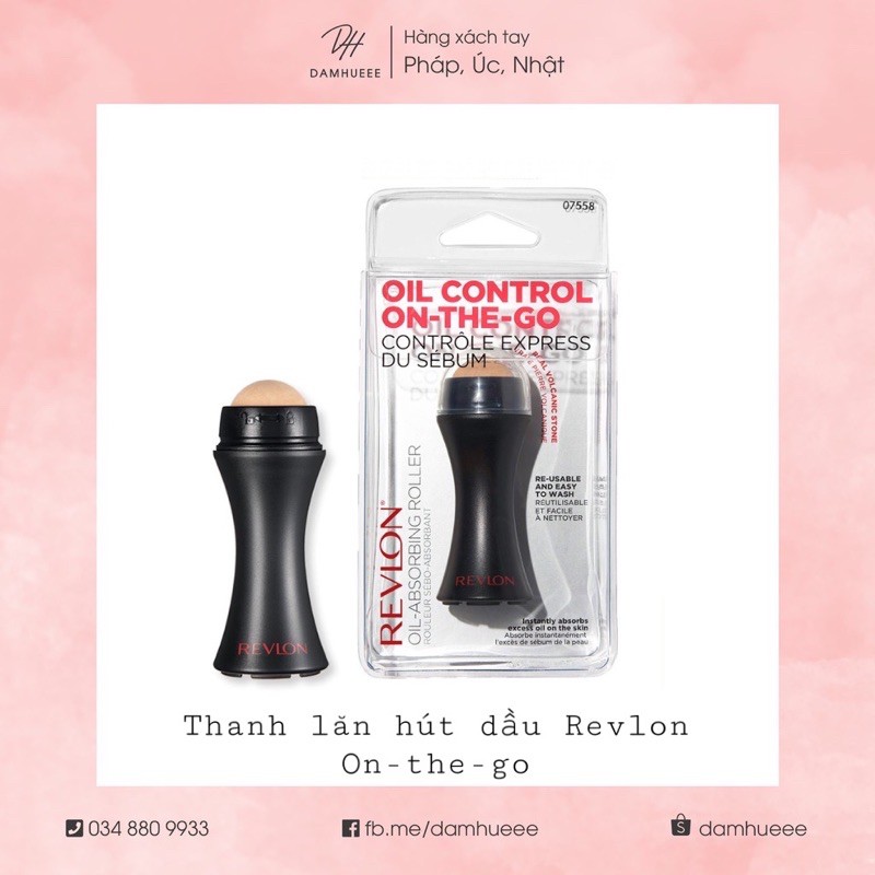 Thanh lăn hút dầu Revlon On-the-go - giảm bóng nhờn hiệu quả