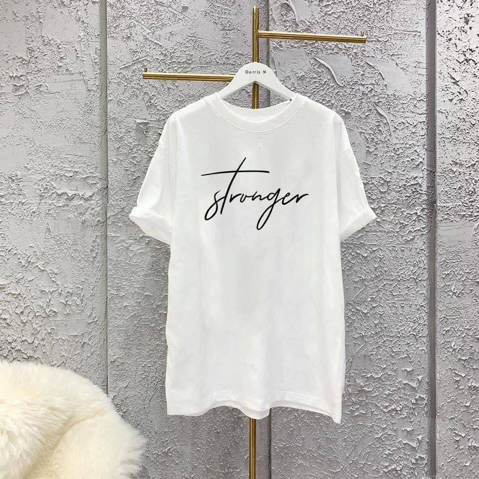 Áo thun STRONGER Unisex Basic Tee form rộng