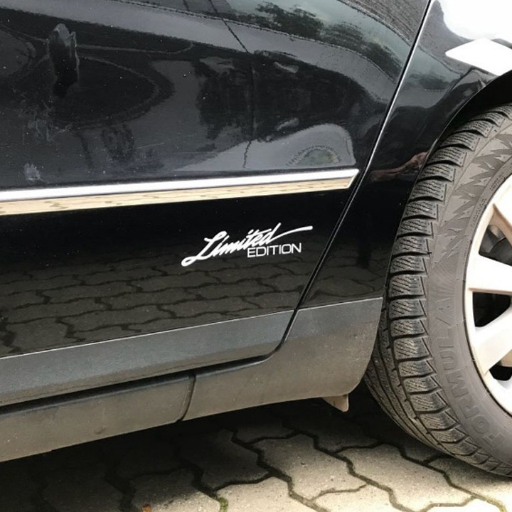 Tem Dán Xe Ô Tô, Tem Dán Xe,Tem Decal Chữ Limited Edition Dán Trang Trí Xe