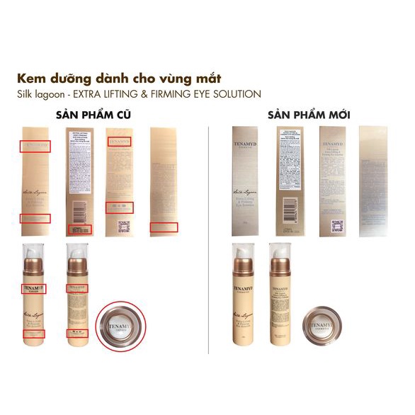 Kem dưỡng dành cho vùng mắt-Silk lagoon TENAMYD - EXTRA LIFTING &amp; FIRMING EYE SOLUTION