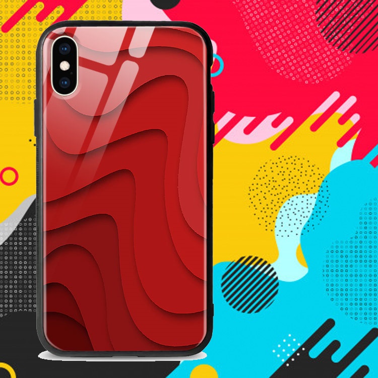 Ốp Điện Thoại Cute Màu Đỏ 7/7Plus/8/8Plus/X/Xs/Xs Max/11/11 Promax/12 /12 Pro Max Lpc03011226