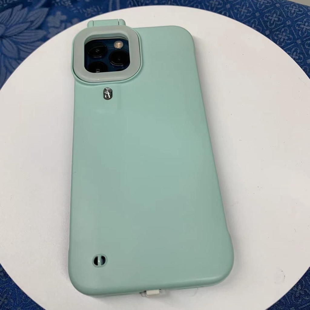 Ốp Điện Thoại Có Vòng Đèn Nhấp Nháy Cho iPhone 12 12Pro
