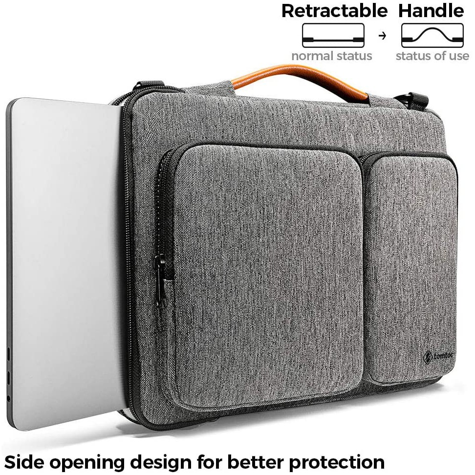 Túi Đeo Chéo Bảo Vệ Laptop 360 Độ TOMTOC Shoulder Bag Macbook Pro 16 / Pro 14 / Pro 13 / Air 13 / Pro 15