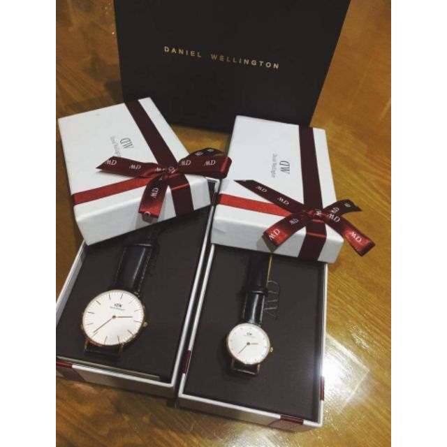 Đồng Hồ Daniel Wellington Đôi: Nam Classic Sheffield_ Nữ Classy Sheffield Vàng Hồng