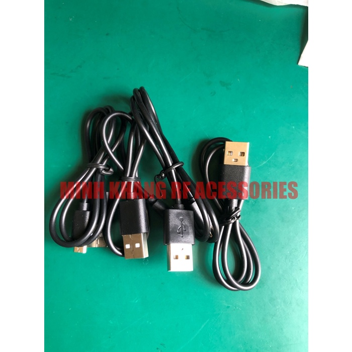 Dây cáp sạc Micro cho điện thoại, tai nghe bluetooth USB 2.0 ra USB micro 30cm