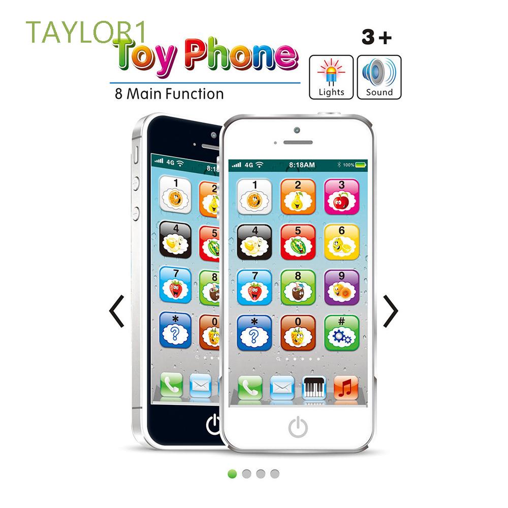 Điện Thoại Đồ Chơi Taylor1 Có Đèn Led Nhiều Màu Cho Bé