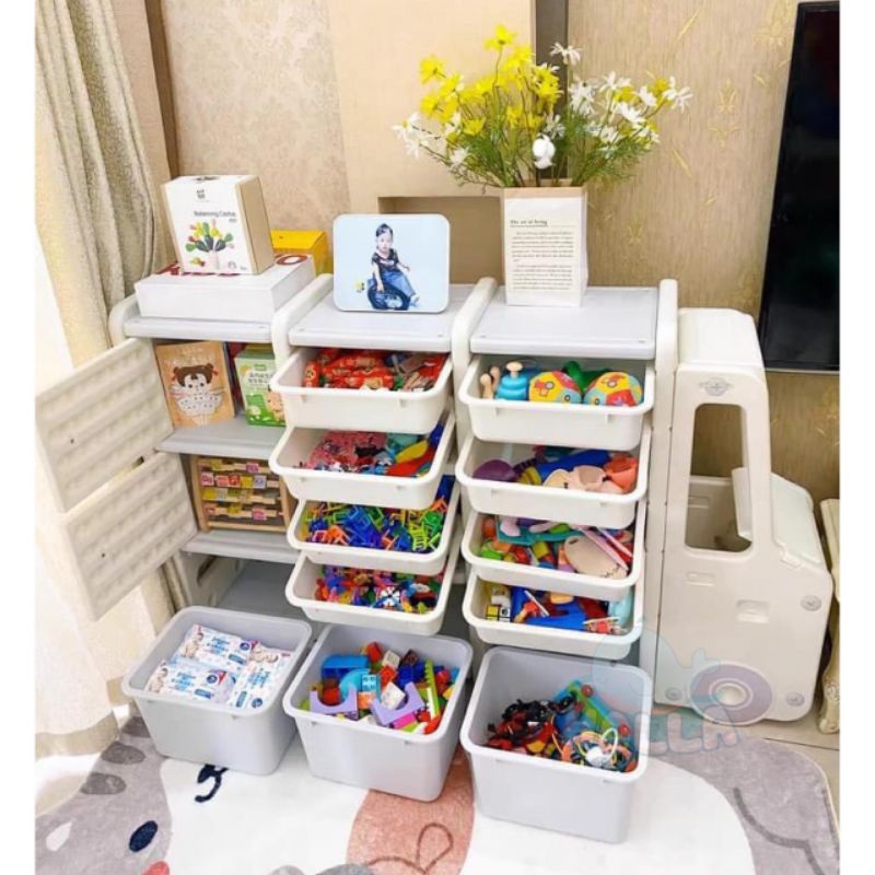 Kệ đựng đồ chơi, đựng quần áo, đa năng HOLLA cho bé
