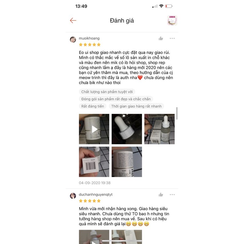 [Mã COS1904 giảm 8% đơn 300K] The Ordinary - Tinh Chất The Ordinary Niacinamide 10% + Zinc 1% Serum (30ml-60ml) | BigBuy360 - bigbuy360.vn