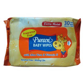 Khăn ướt Baby Wipes Pureen 30 miếng