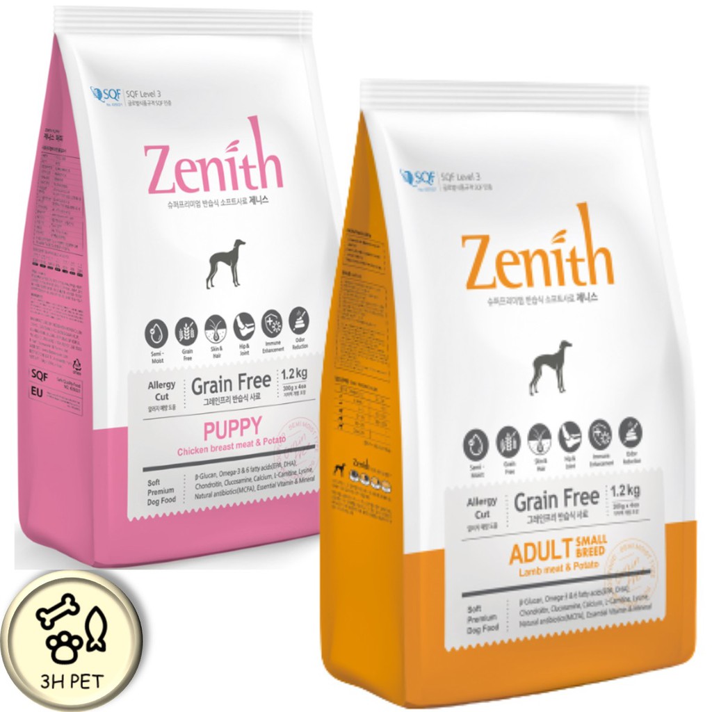 Thức ăn cho chó hạt mềm Zenith 300gr