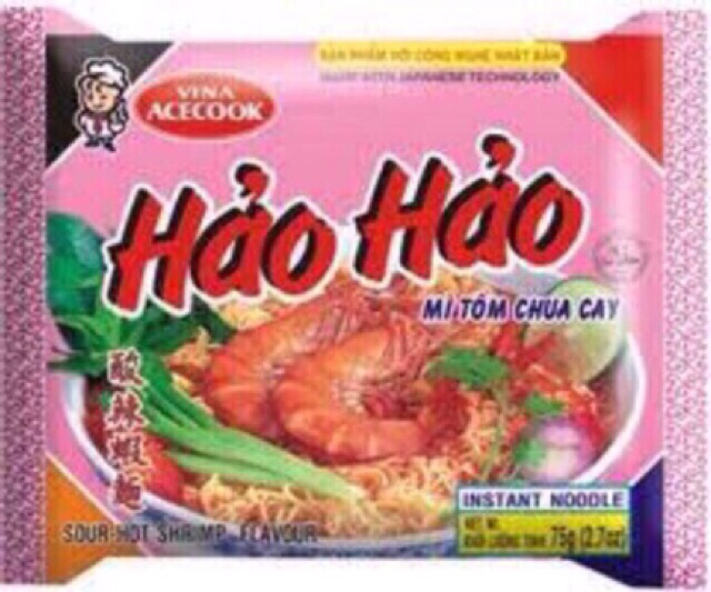 THÙNG MÌ HẢO HẢO CHUA CAY 75gx30g