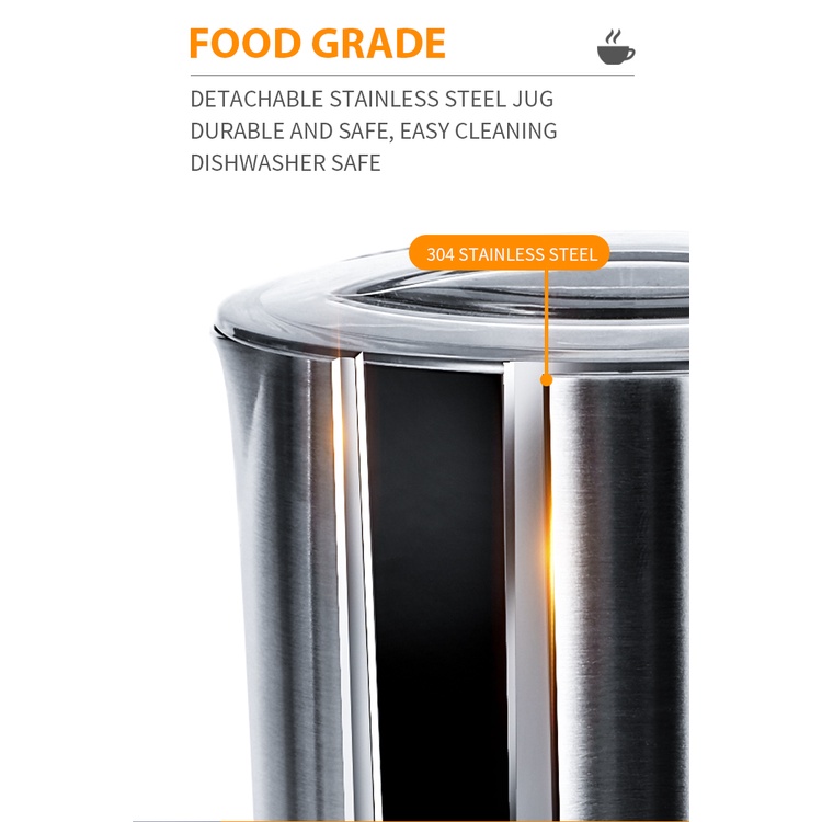 Máy hâm nóng sữa cà phê SADA tự động bằng nhựa tiện lợi