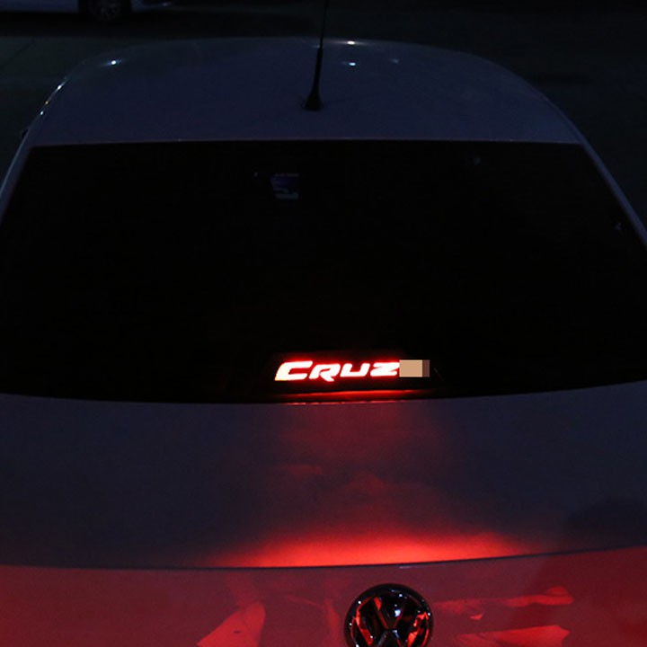 Decal Carbon Dán Trang Trí Đèn Phanh Kính Sau Xe Ô Tô Chevrolet Cruze