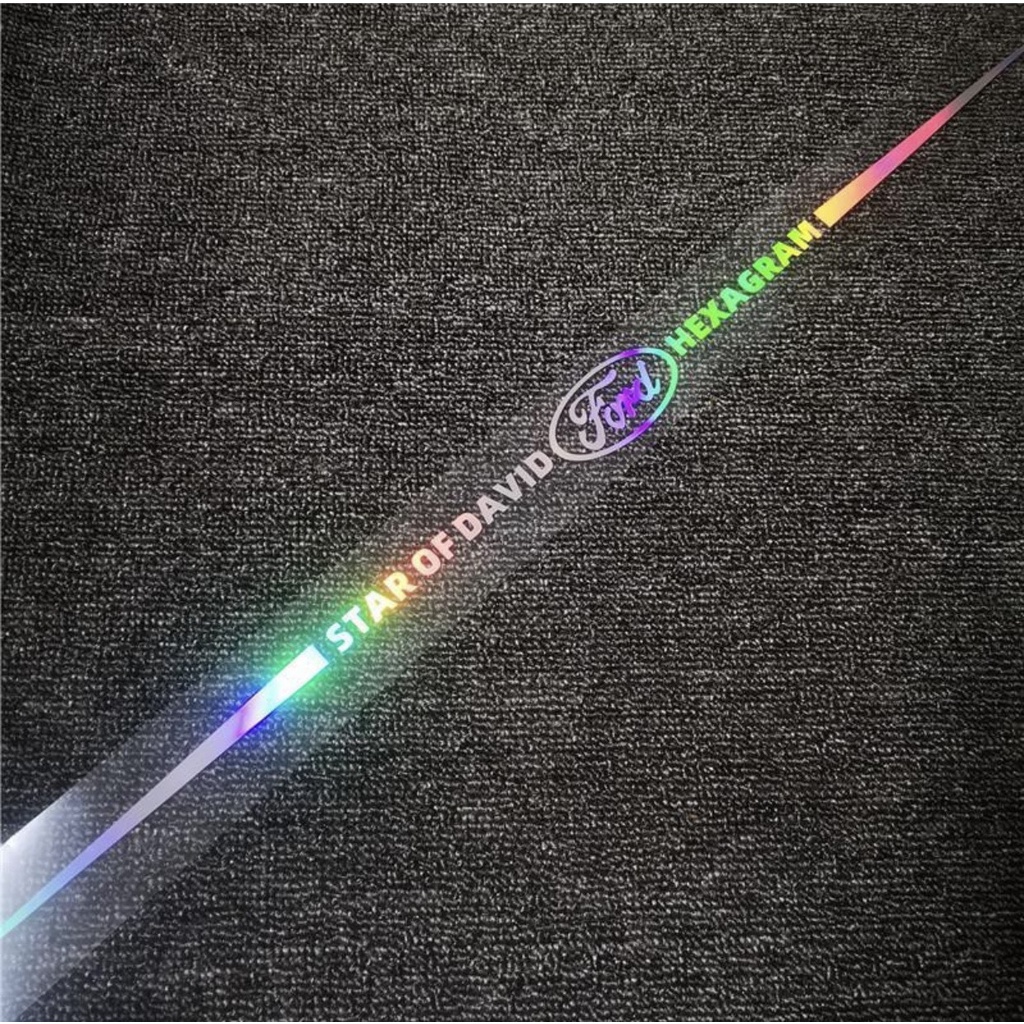 Decal Laser Nhỏ Trang Trí Xe Hơi - Miếng Dán Phản Quang Nhiều Màu - Đầy Đủ LOGO Hãng Xe