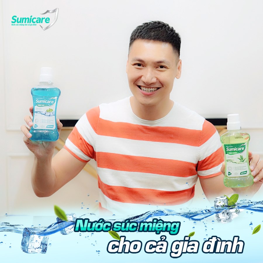 Nước Súc Miệng Sumicare TÍN PHONG Giúp Diệt Khuẩn, Giảm Hôi Miệng, Đem Lại Hơi Thở Thơm Mát, Dành Cho Cả Gia Đình 500ml