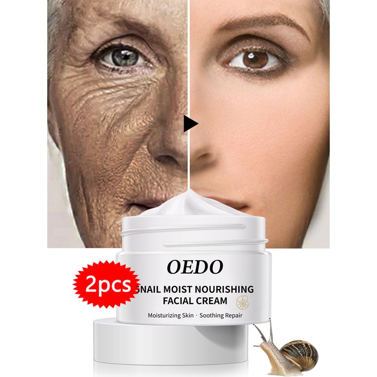Set 2 kem dưỡng ẩm ốc sên OEDO chống lão hóa và /chống nhăn /dưỡng trắng /Giữ ẩm cho da