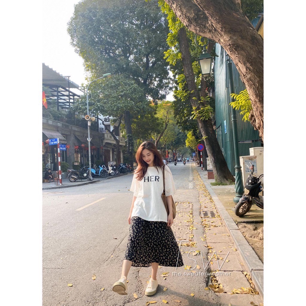 Áo thun nữ tay lỡ WEARIT form rộng kiểu dáng unisex chất liệu thun cotton cao cấp 311