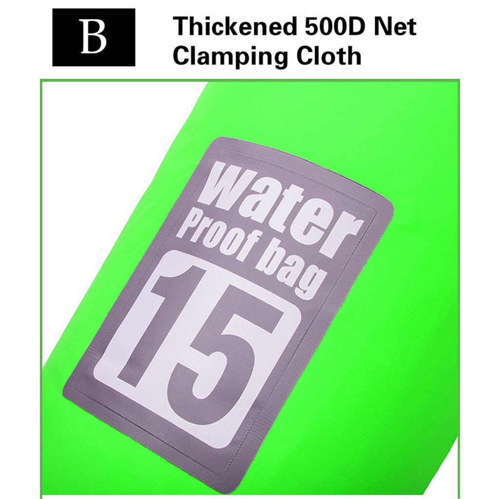 Túi Đựng Đồ Đi Bơi Bằng Nhựa PVC Chống Thấm Nước 5L/10L/15L/20L 30L