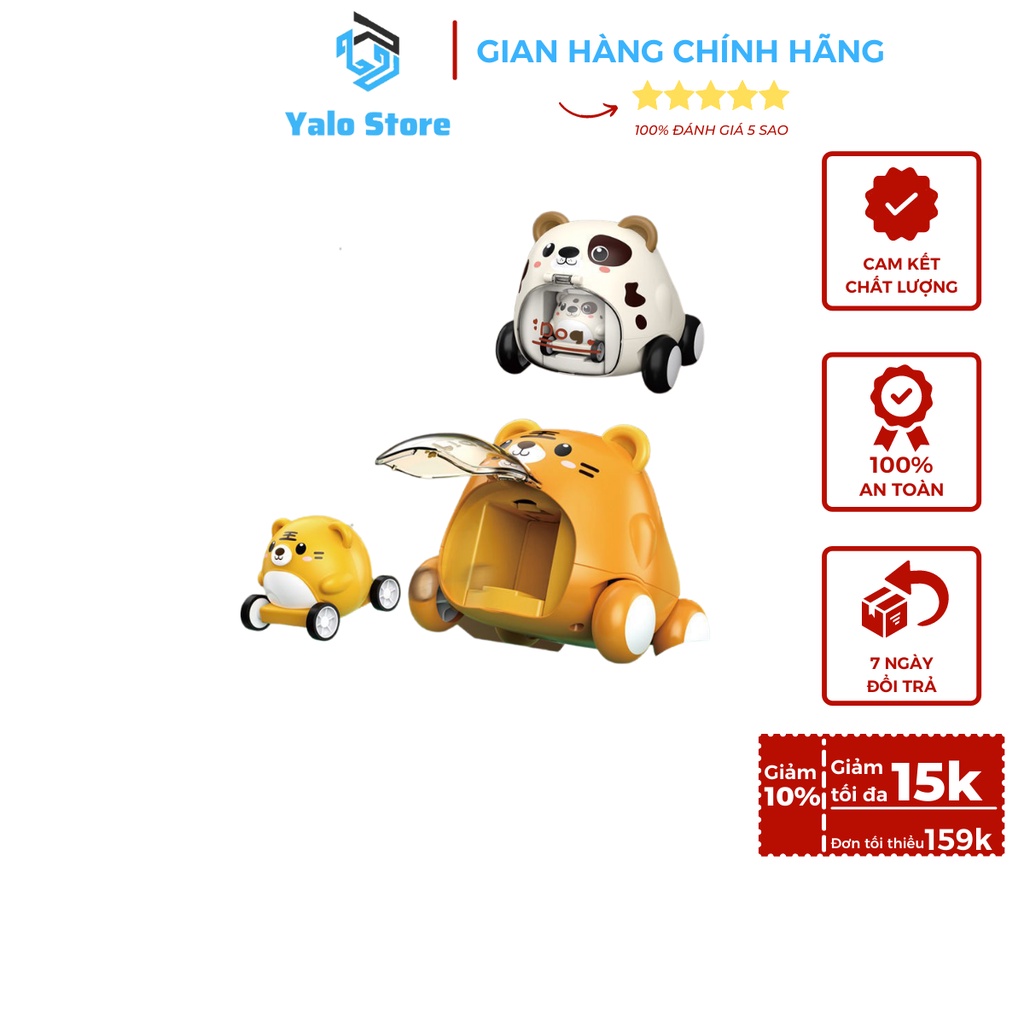 Đồ Chơi Xe Đua Động Vật Chất Liệu Nhựa An Toàn Giúp Trẻ Em Vui Đùa,Giúp Người Lớn Giải Trí