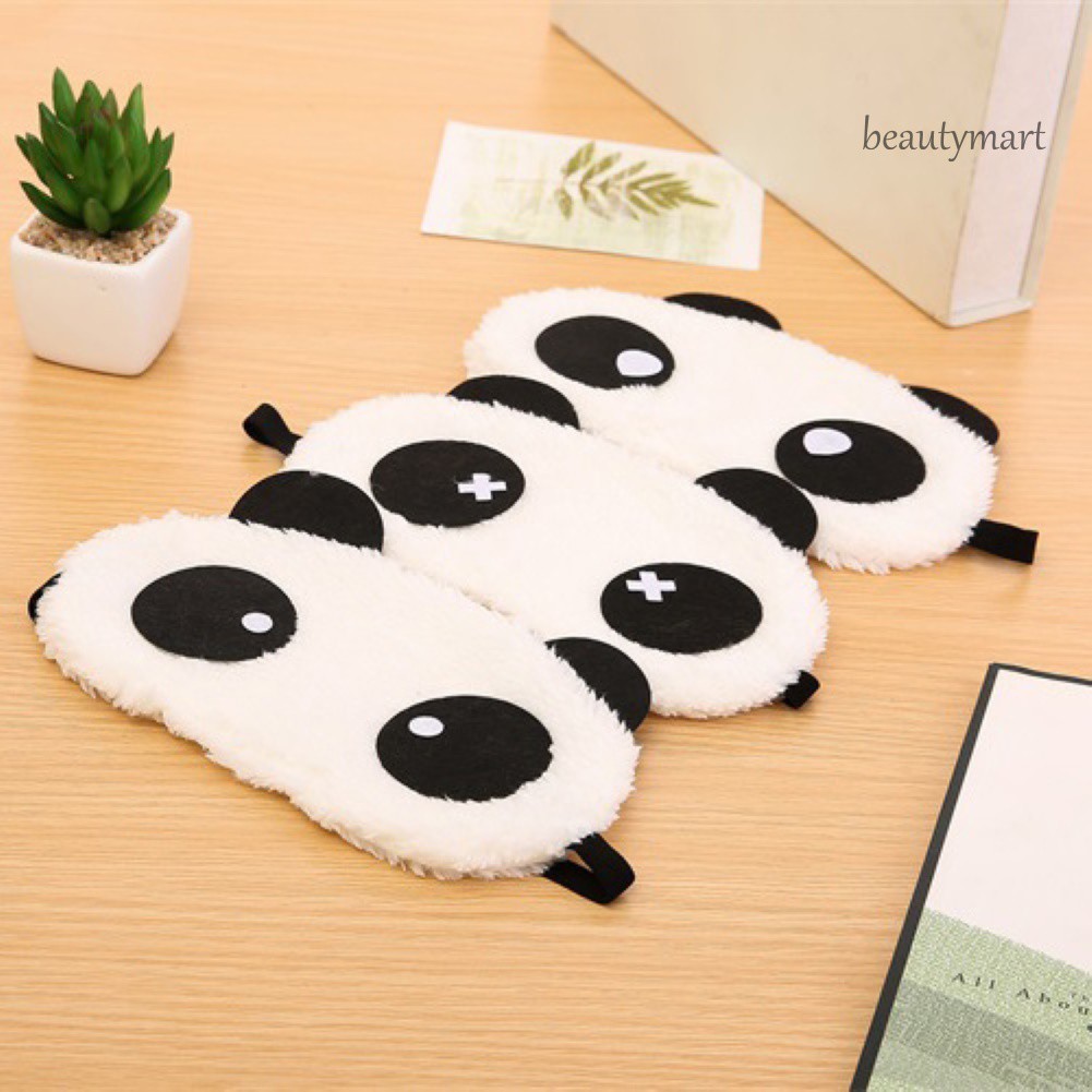 [Hàng mới về] Bịt mắt ngủ gấu Panda chất liệu lông nhung