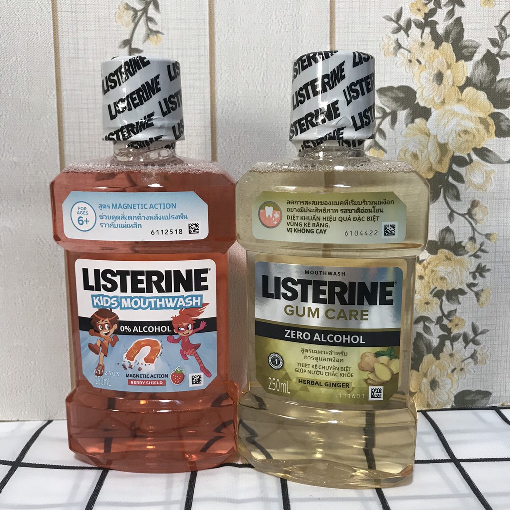 Nước súc miệng giữ hơi thở thơm mát Listerine 250ml