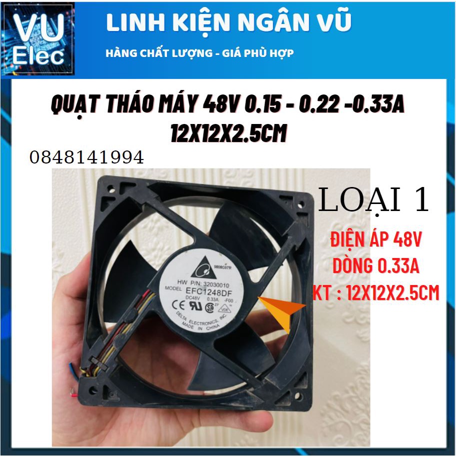 Quạt hút mùi , quạt thông gió , quạt hút gió DC48V cực mạnh 3 cánh