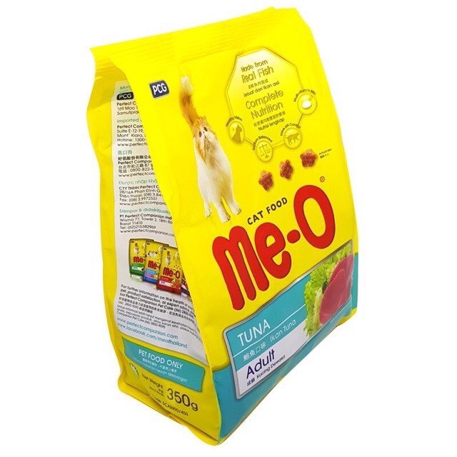 [ RẺ VÔ DỊCH ] Thức ăn Me-O vị hải sản dành cho mèo trưởng thành 350g