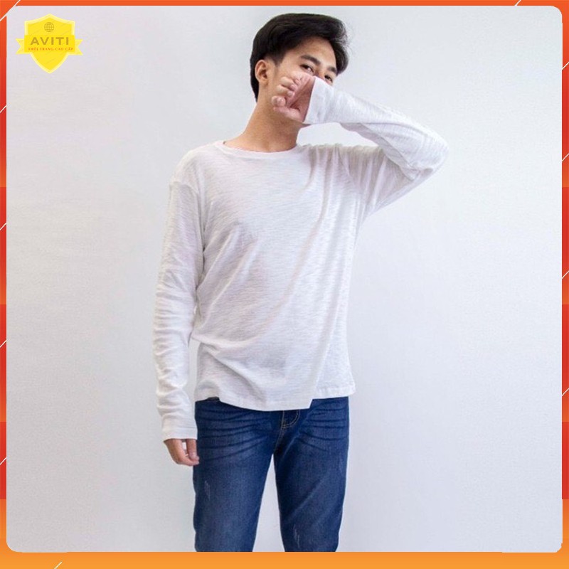 Áo thun nam dài tay AVITI hàng xuất dư AT54 | BigBuy360 - bigbuy360.vn