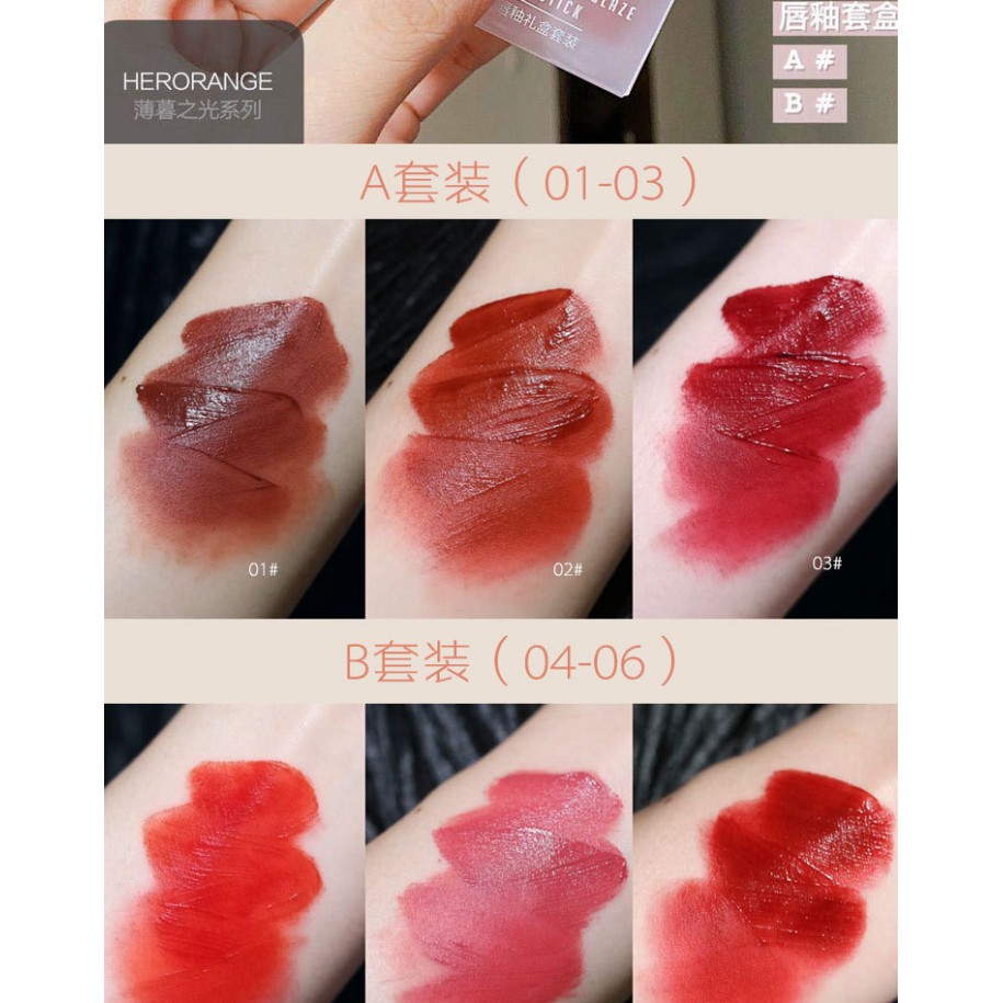 Set son môi kết cấu mềm mịn trang điểm chuyên nghiệp thời trang | BigBuy360 - bigbuy360.vn