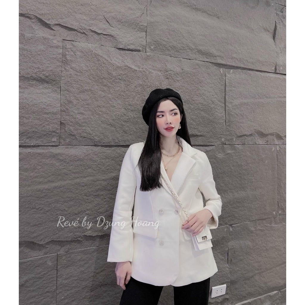 Blazer dạ hot hit Kèm minibag siêu xinh siêu xịn