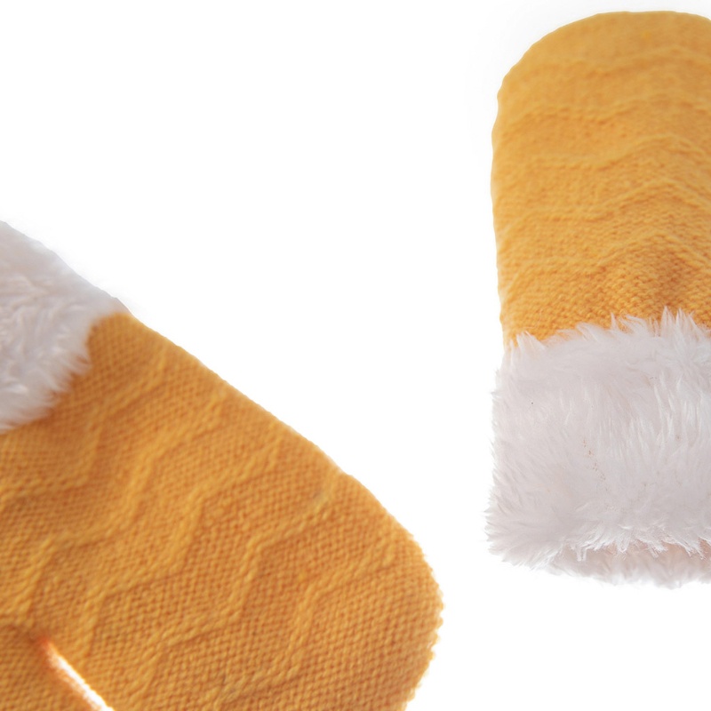 1 Đôi Găng Tay Len Đan Giữ Ấm Mùa Đông Cho Trẻ Sơ Sinh